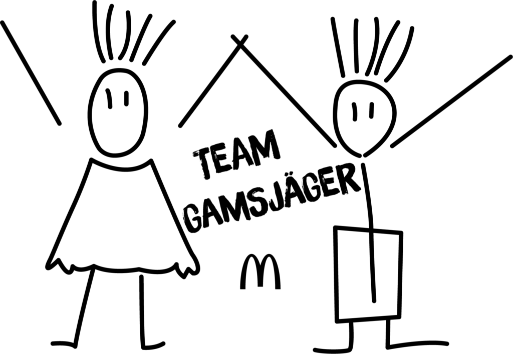 Team Gamsjäger - McDonald's Logo